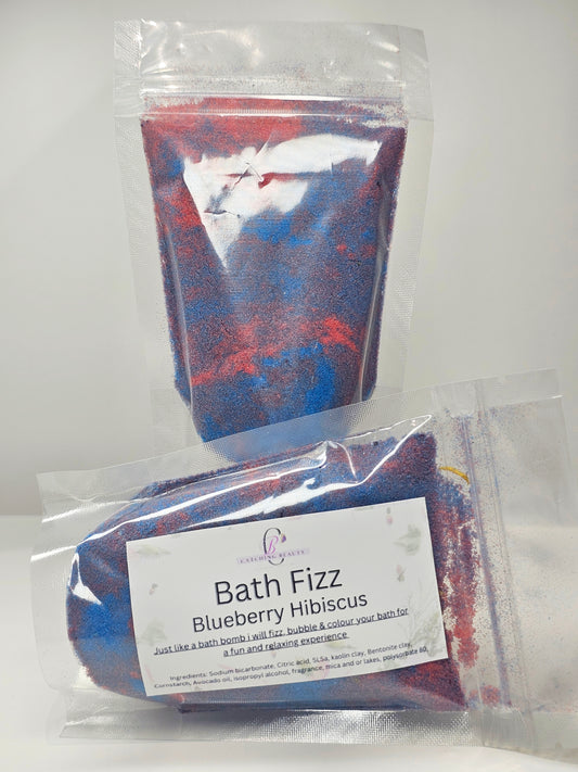 Blueberry Hibiscus ( bath fizz )