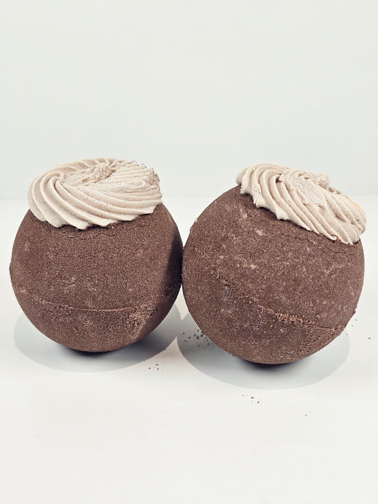 Root beer float ( bathbombs )